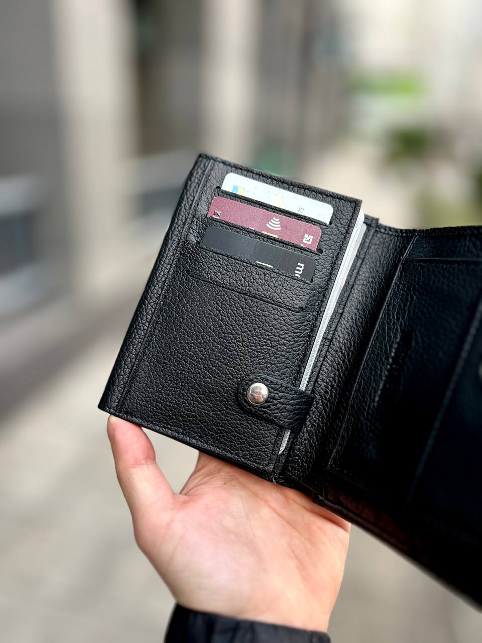 Чоловіче шкіряне портмоне LUX — фото 2